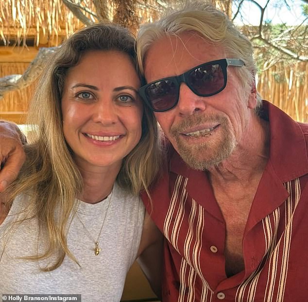 Sir Richard Branson 's daughter Holly (pictured) has praised her parents for allowing her to identify as a boy throughout her childhood