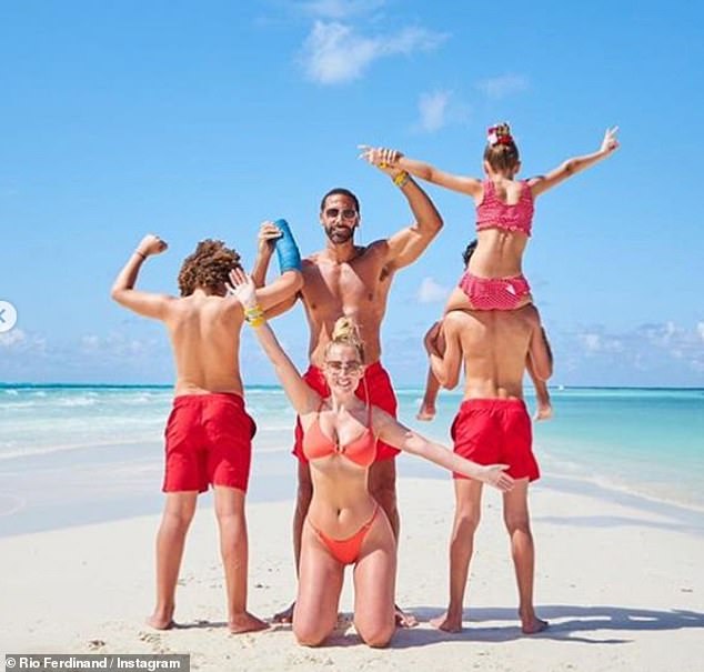 Rio Ferdinand has shed light on the early stages of his relationship with now-wife Kate and admitted his kids' reaction decided the future of their union