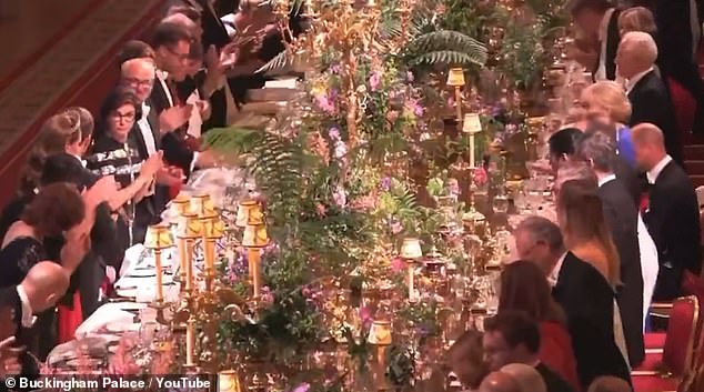 Royal fans were in stitches over the awkward moment, with X users defending the future King after he appeared to take his seat at the table a few seconds before his VIP guests