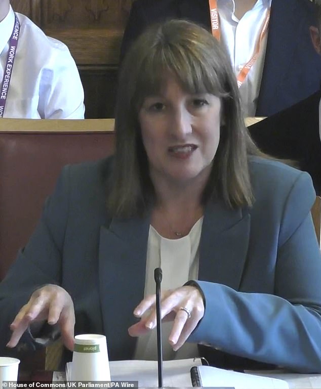 Rachel Reeves appears before the economic affairs committee yesterday. Labour's 'only solution to our economic woes is to raise taxes, which will have the effect of throttling our flagging economy even further,' writes Stephen Glover