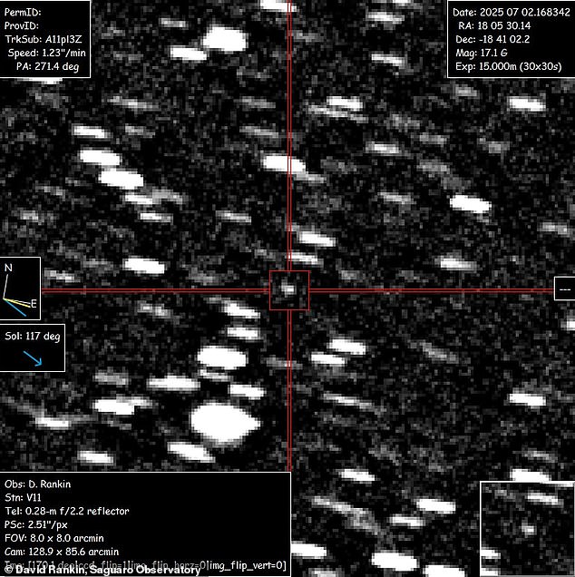 Scientists believe 3I/ATLAS, formerly known as A11pl3Z, is 12 miles long, making it significantly bigger than the last 2 interstellar objects to be tracked as they passed through the solar system