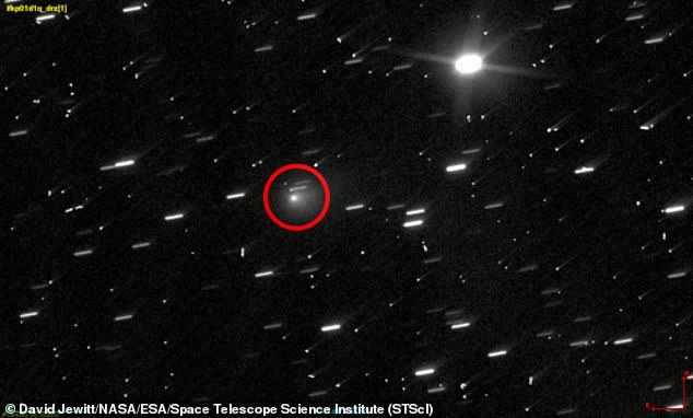 According to their analysis, the object measures roughly seven miles (11.2km) in diameter