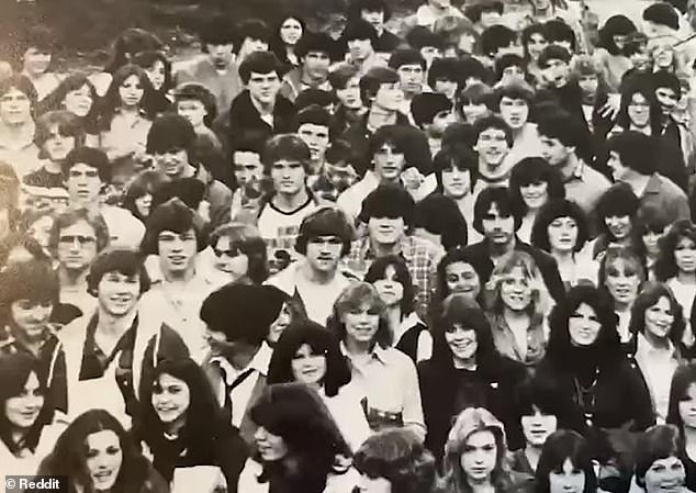 Can you spot the accused serial killer and A-list actor in this 1980s high school photo