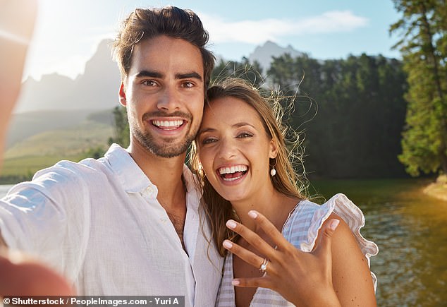 Too late? Some 4% of Britons say they won't talk about money with their other half until they reach a milestone such as getting engaged (stock image)