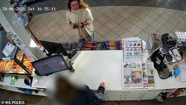 On Thursday, WA Police released new images of Ms Wilga's last sighting at a service station