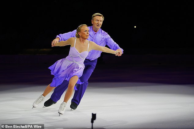 Torvill and Dean have hung up their skates for the last time after a final performance of Bolero on Saturday. Christopher Dean , 66, said it had been ¿wonderful¿ to ¿bow out on a high¿ with his ice dancing partner Jayne Torvill , 67