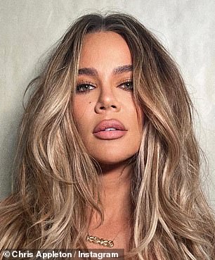 Khloe Kardashian pictured in 2023 after her nose job in 2019