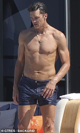 Tom seen on the yacht on July 4