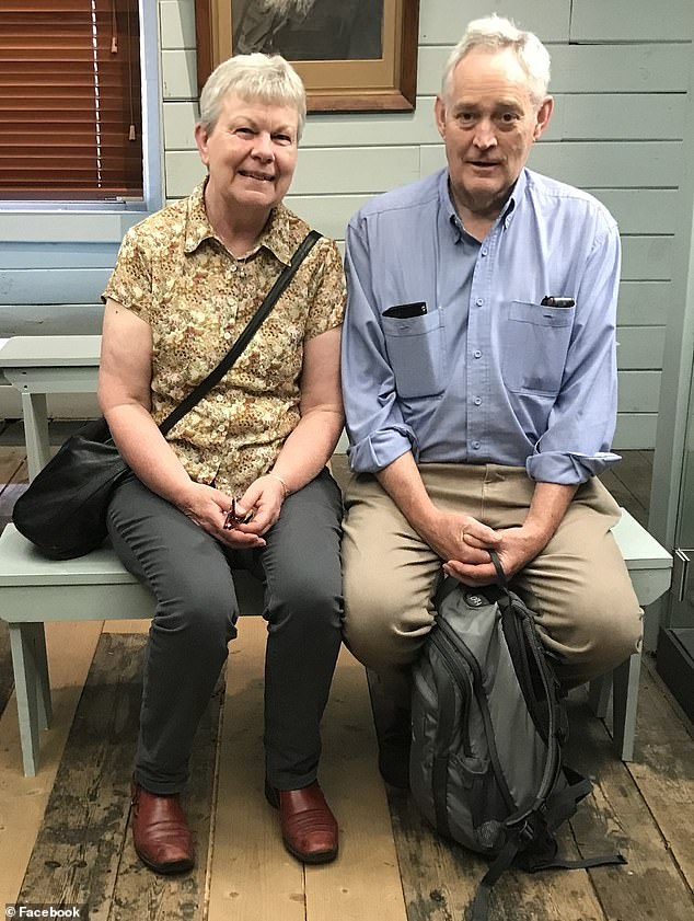 Ian Wilkinson (right) was the sole surviving guest from the ill-fated Beef Wellington lunch that claimed the life of his wife Heather (left)