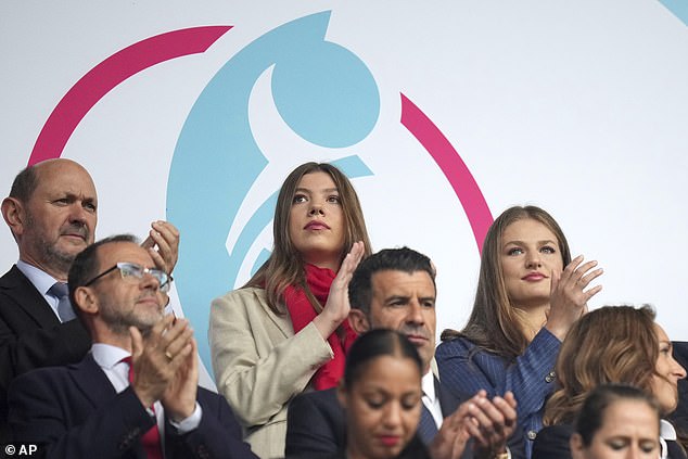 The Spanish royals came out to support their nation's football team - as they arrived for a very highly-anticipated UEFA final in Switzerland this evening