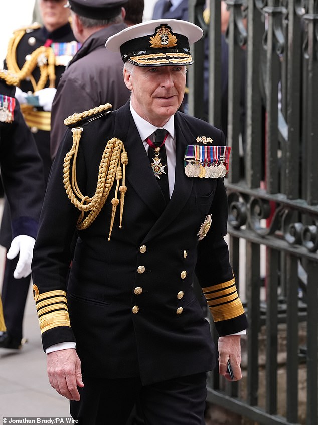 The Special Forces chiefs have written to Chief of the Defence Staff, Admiral Sir Tony Radakin (pictured), demanding action now to stop the ‘lawfare’