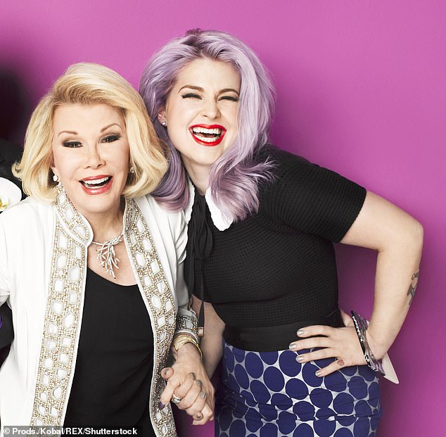 MailOnline can reveal how the Slipknot star, 48, turned to luxury jeweller Mouawad to help him create the custom sparkler which was inspired by her late friend Joan Rivers (pictured 2010)