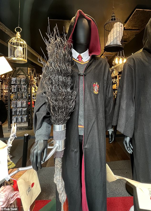 Harry Potter products on sale at one of the Harry Potter shops in London's West End