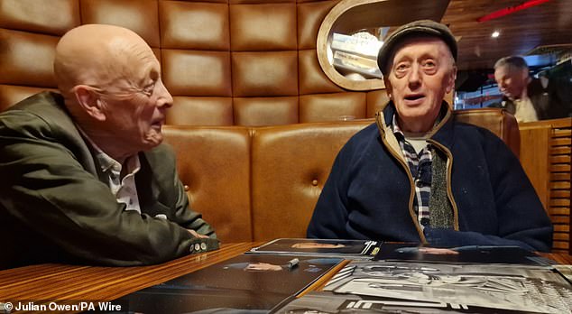 Kenneth Colley (right) and actor Michael Culver (left) at a Star Wars Celebration in London