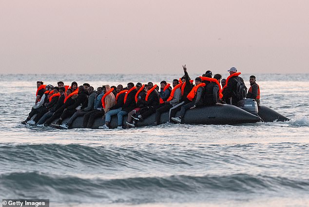 More migrants were seen attempting to cross the Channel today.
