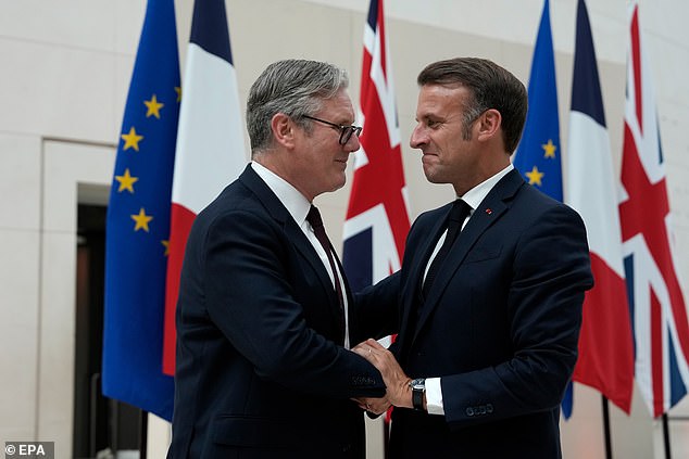 Keir Starmer and Emmanuel Macron are racing to finalise a 'one in, one out' Channel migrant deal at a summit today