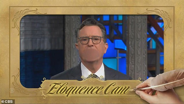 Colbert didn't mince words when reacting to Trump's Truth Social post celebrating the show's cancellation, telling the president to 'Go f*** yourself'