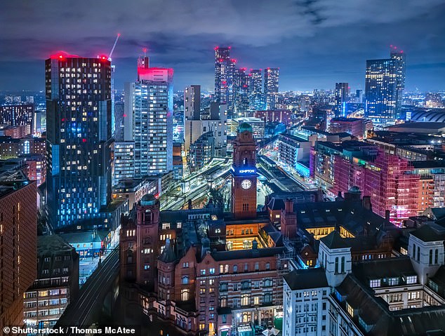 The Alan Partridge actor argued that investment in sophisticated skyscrapers did not benefit blue-collar workers (Stock Photo of Manchester)