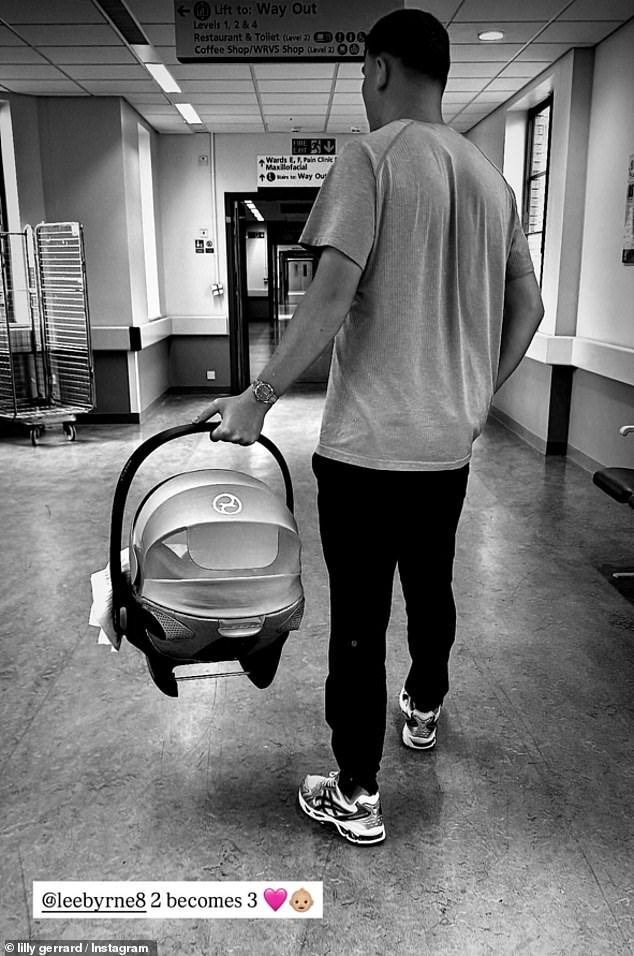 Steven Gerrard’s daughter, Lilly-Ella, has welcomed her first child - a baby girl