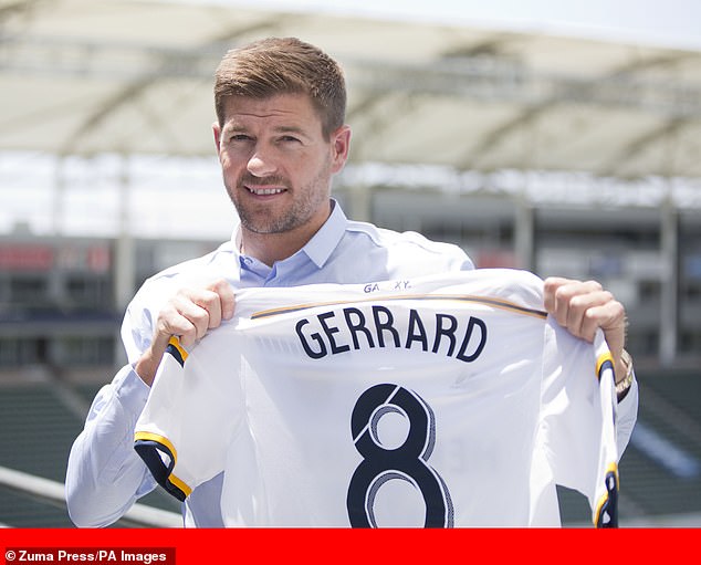 Steven Gerrard followed in David Beckham's footsteps and joined LA Galaxy in 2015