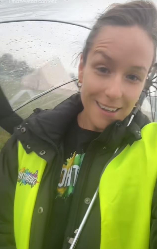 Fetishists at the UK's biggest swingers festival haven't let the rain and storms put them off and have continued their wild weekend