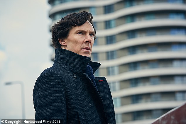 It's a mystery that would baffle Sherlock Holmes himself... just why was Benedict Cumberbatch (pictured in Sherlock) so secretive about doing a stint as a barman for charity?