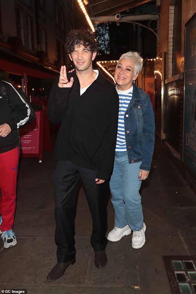 Pictured: Welch and her son, The 1975 frontman, in July 2023 in London