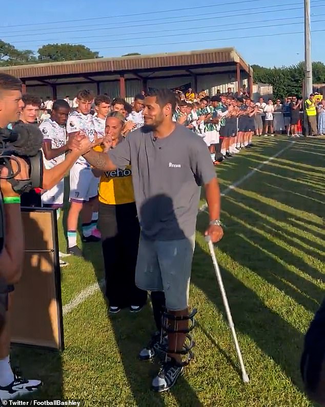 Jordan Chiedozie suffered life-changing injuries in a motorway crash, losing his right leg and suffering open fractures on his left leg, as well as cracking his pelvis