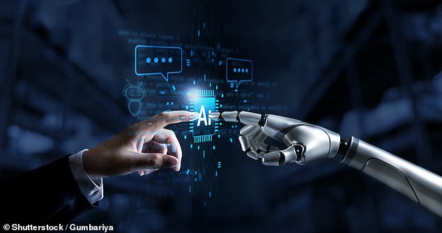 Teenagers increasingly see AI chatbots as people, share intimate details and even ask them for sensitive advice, an internet safety campaign has found (file image)