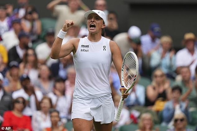 Iga Swiatek has surprised Wimbledon fans by sharing a photo on social media showing her unique twist on the classic strawberries and cream