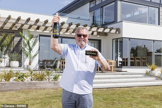 Mr Moughton, who bought his £4million winning entry for just £25 as part of his Omaze subscription, said he purchased the ticket in the hope of winning a house that would change his family's lives, but never thought it would ever become a reality
