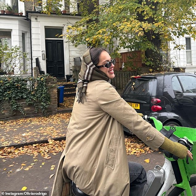 Olivia Rodrigo shocked fans when she posted a TikTok video of herself on a Lime bike in April