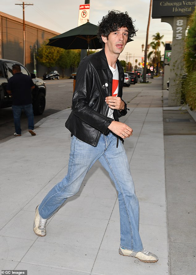 It turns out Matty was in LA for the screening of I Know What You Did Last Summer, in which his fiancée Gabbriette Bechtel stars in