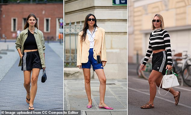 Street stylers Jacqueline Zelwis, Gabriella Berdugo and Karin Teigl