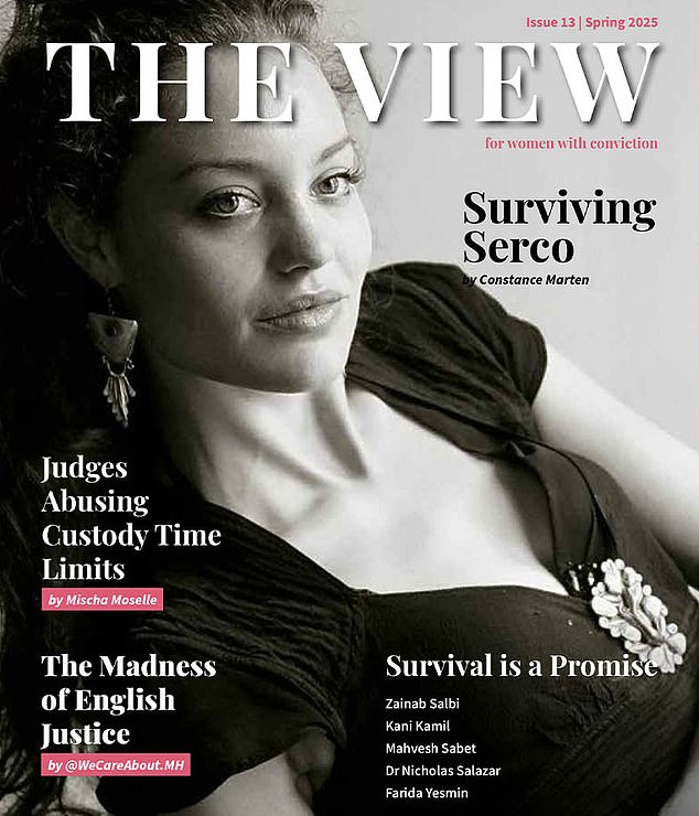 Constance Marten had her smiling image emblazoned across the front page of a magazine called 'The View'