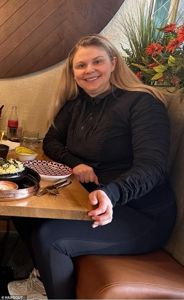 Allison Huff-Ritchie ballooned to 205 pounds (14.6 stone) after giving birth to her second daughter in 2022 and following a serious back injury that left her barely able to move