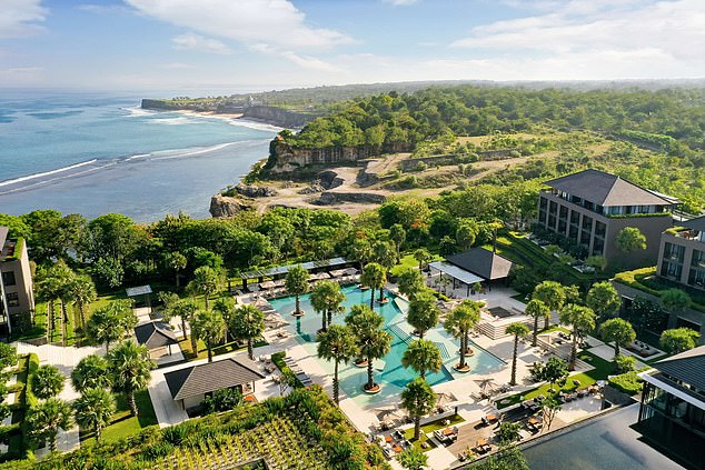 The five star hotel where Zoe Rae Hague was staying before fleeing Bali because it didn't live up to her social media expectations has been revealed