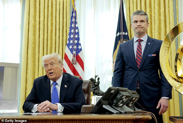 The latest blunder out of the Defense Department came this week after Hegseth paused some weapons shipments to Ukraine , a move which reportedly surprised President Trump himself
