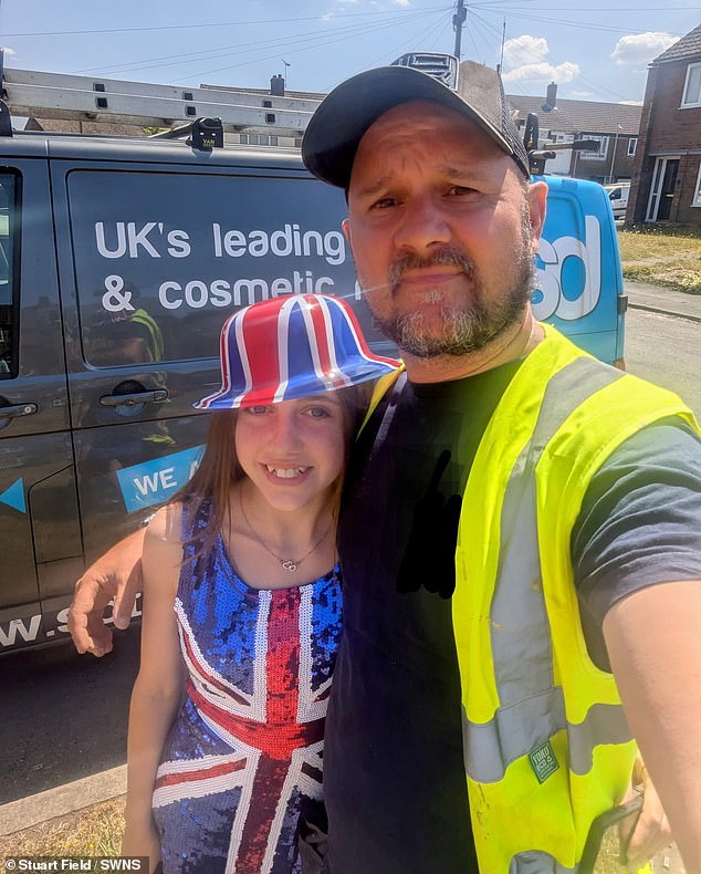 She was hauled out of lessons and made to sit in reception until her father Stuart Field (pictured) collected her