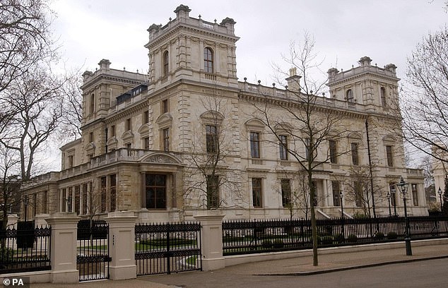 Overlooking Kensington Palace, 8-19 Kensington Palace Gardens features 12 bedrooms and a swimming pool. It is owned by billionaire Laskhmi Mittal