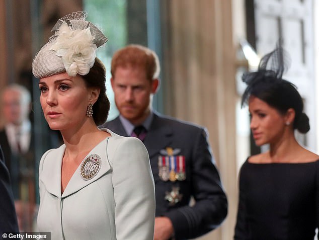 The encounter also came months after Meghan and Kate allegedly clashed over the bridesmaids dresses at Meghan's wedding