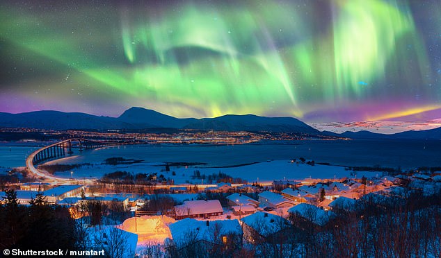 Tromso, Norway, is widely regarded as one of the world’s best places to see the Northern Lights, thanks to the fact that it’s right in the centre of the Arctic