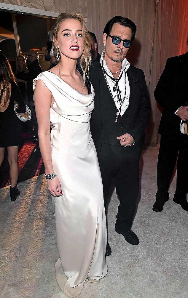 A new book has revealed, in unsparing detail, the car-crash marriage between Johnny Depp (right) and Amber Heard (left)