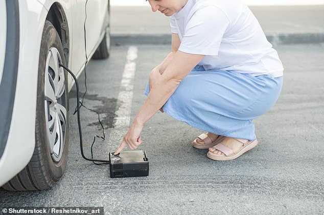Driving a car with its under-inflated can cost motorists hundreds of pounds in wasted fuel, according to a new study
