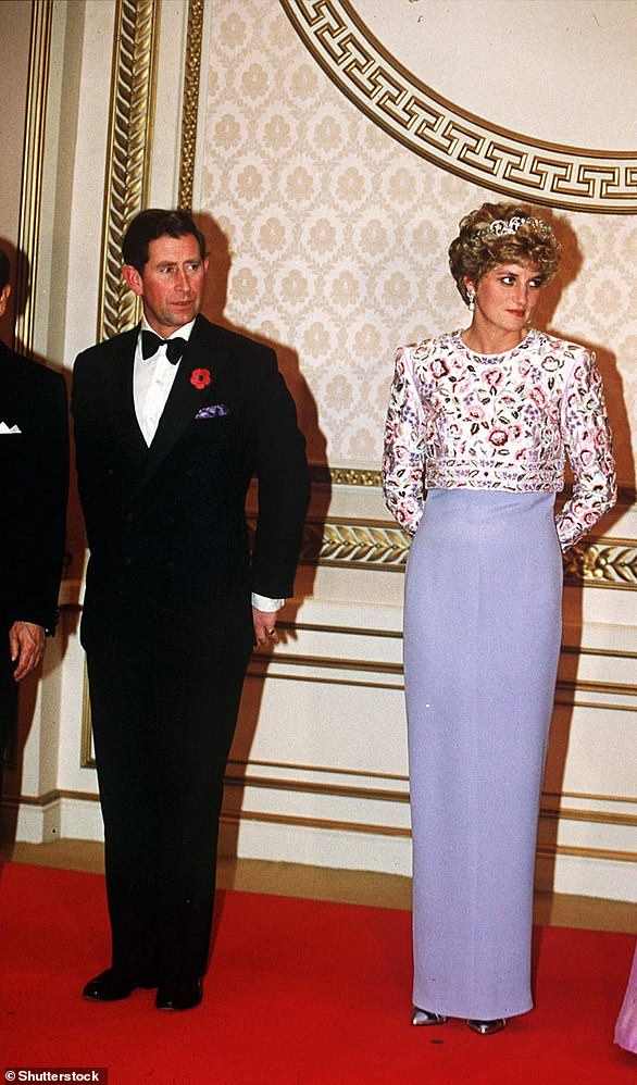 Prince Charles and Princess Diana are pictured on their Korea tour in 1992