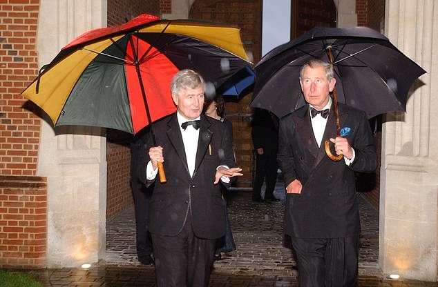 The Cabrach and Glenfiddich Estates are owned by Christopher Moran, a colourful Tory donor who made his fortune in the City of London. Pictured: Dr. Christopher Moran congratulates Their Majesties King Charles III and Queen Camilla on their Coronation