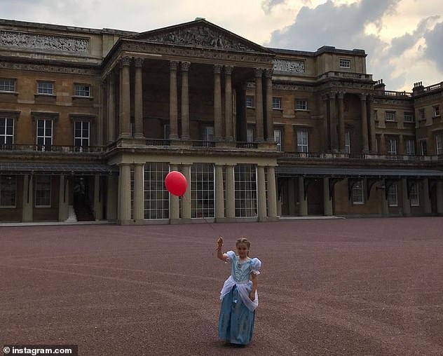 Details of the tea party were kept secret until David and Victoria posted photos days later