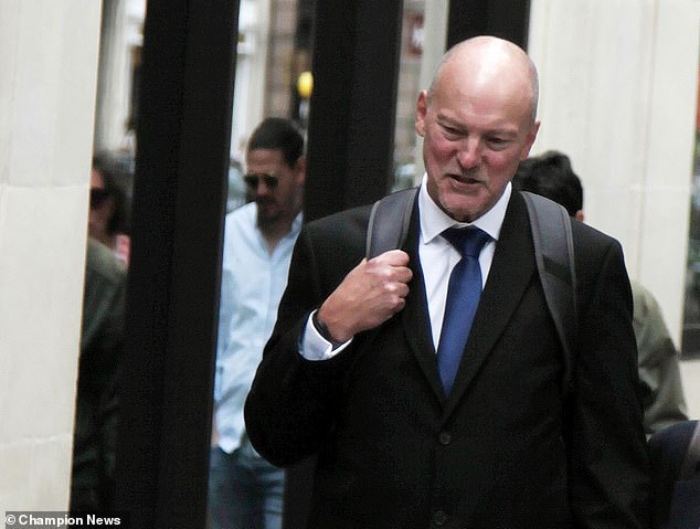 The disciplinary panel decided that Mr Haddon showed 'limited insight' into his misconduct and that striking him off was 'the only appropriate sanction'. Pictured: Mr Haddon outside High Court