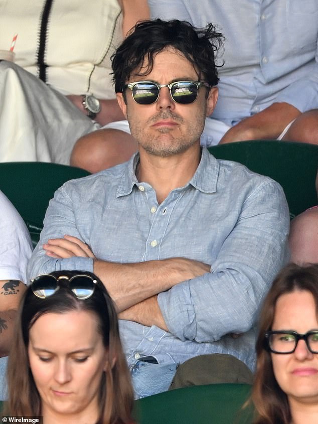 That's right, it is Ben Affleck's younger brother Casey who was spotted at the eleventh day of the famed tennis competition on Thursday as he spent the day at the AELTC's Parkside Suite
