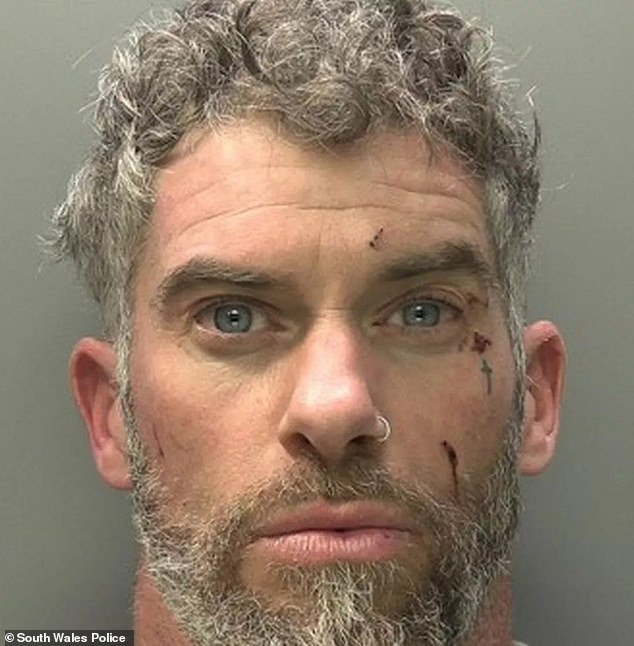 Judge Simon Mills sentenced Lacey to 14 months imprisonment and made him subject to a restraining order for five years